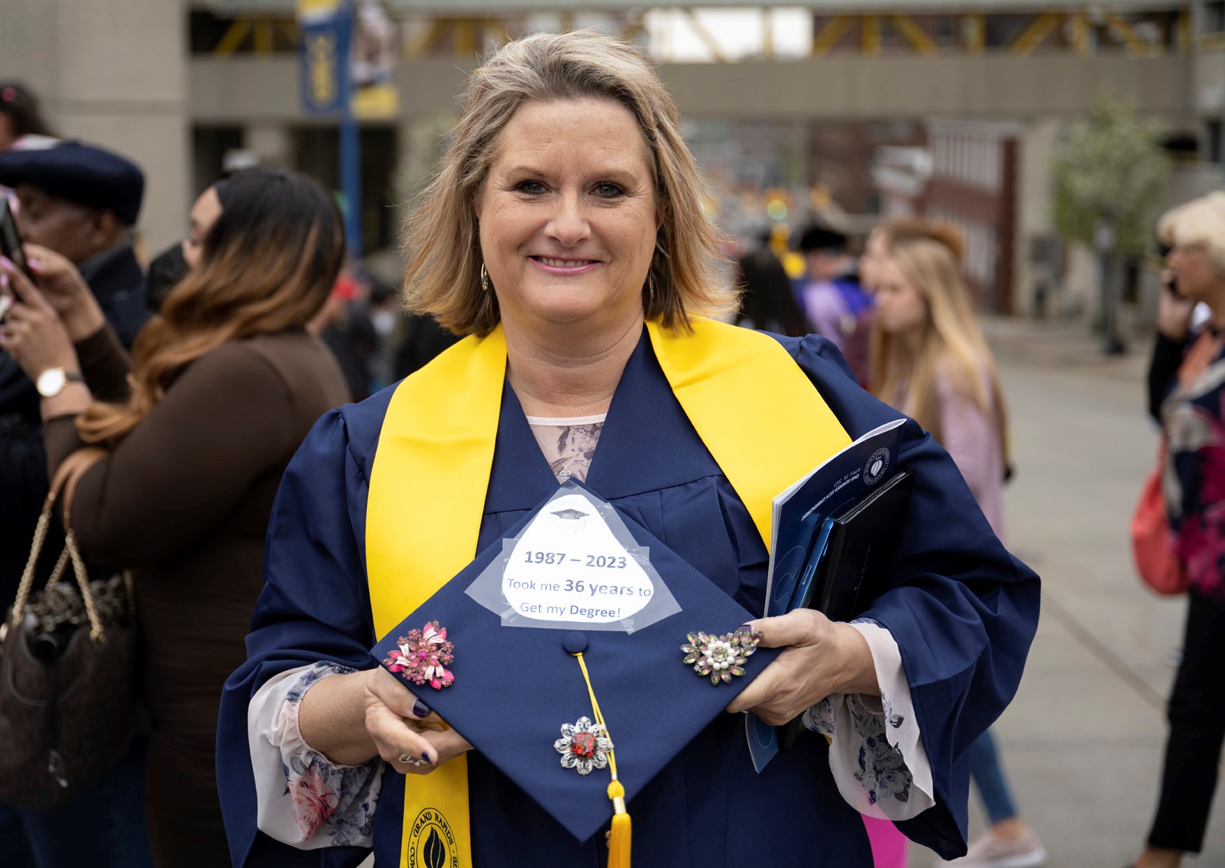'I don't give up.' State program helps Pamela Syfert complete the GRCC